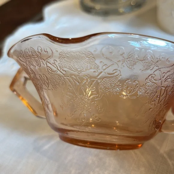 Hazel Atlas Florentine Cream/Soup Bowl - Picture 2 of 12